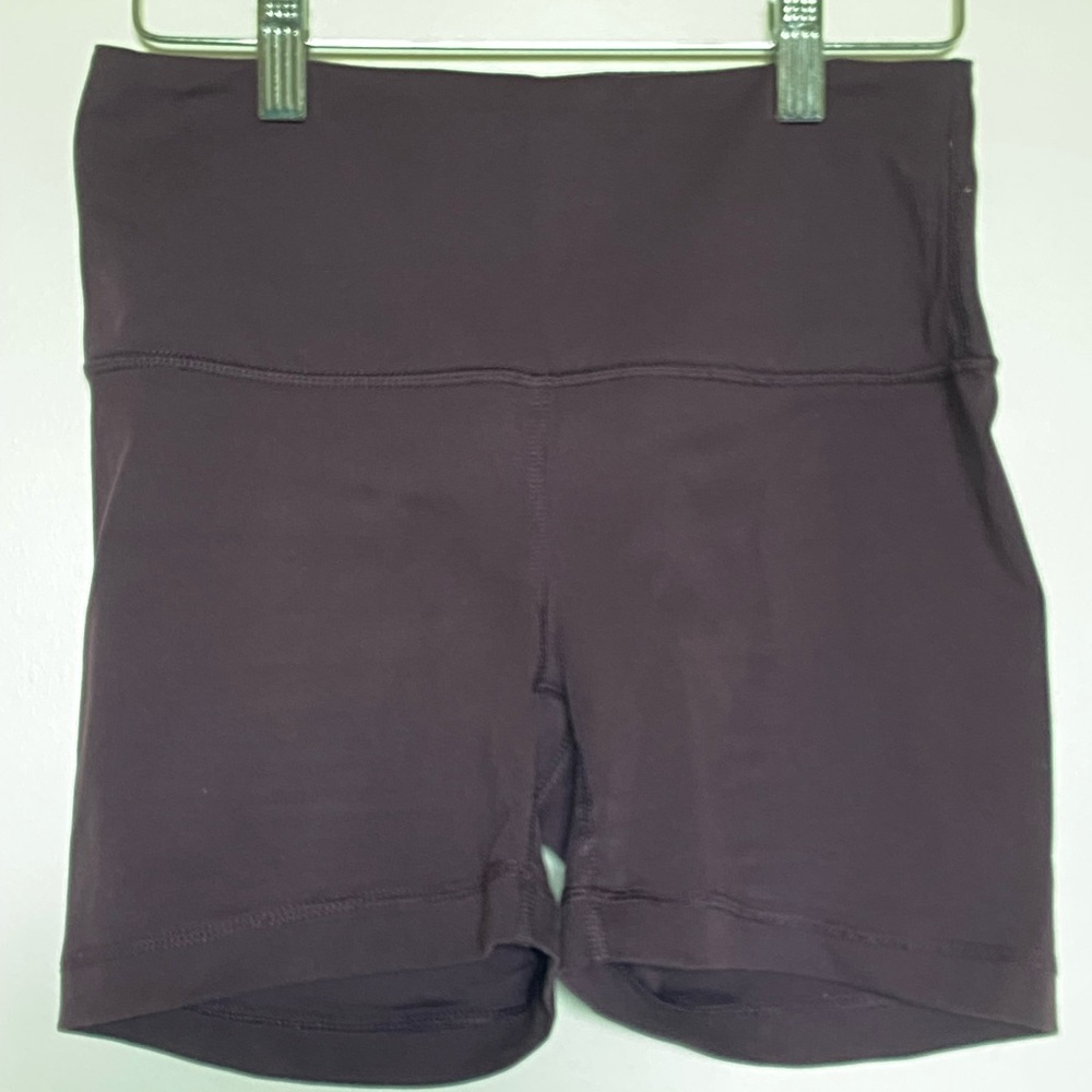 Yogalicious Purple Bike Shorts High-Waisted Stretch